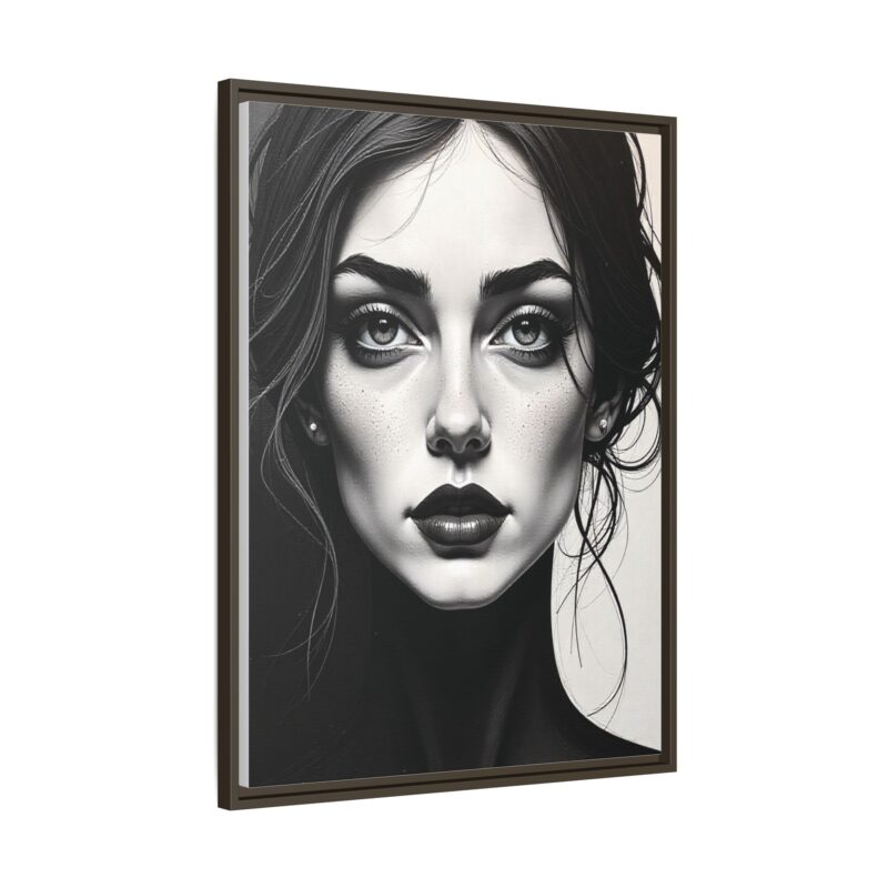 Canvas Wall Art - Abstract Woman's Face Portrait - Image 70