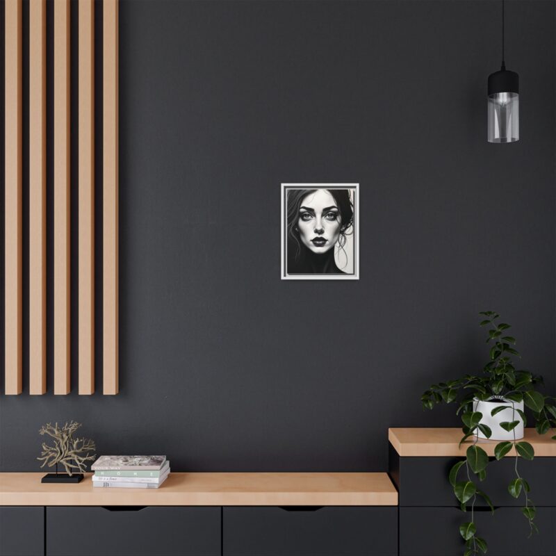 Canvas Wall Art - Abstract Woman's Face Portrait - Image 44