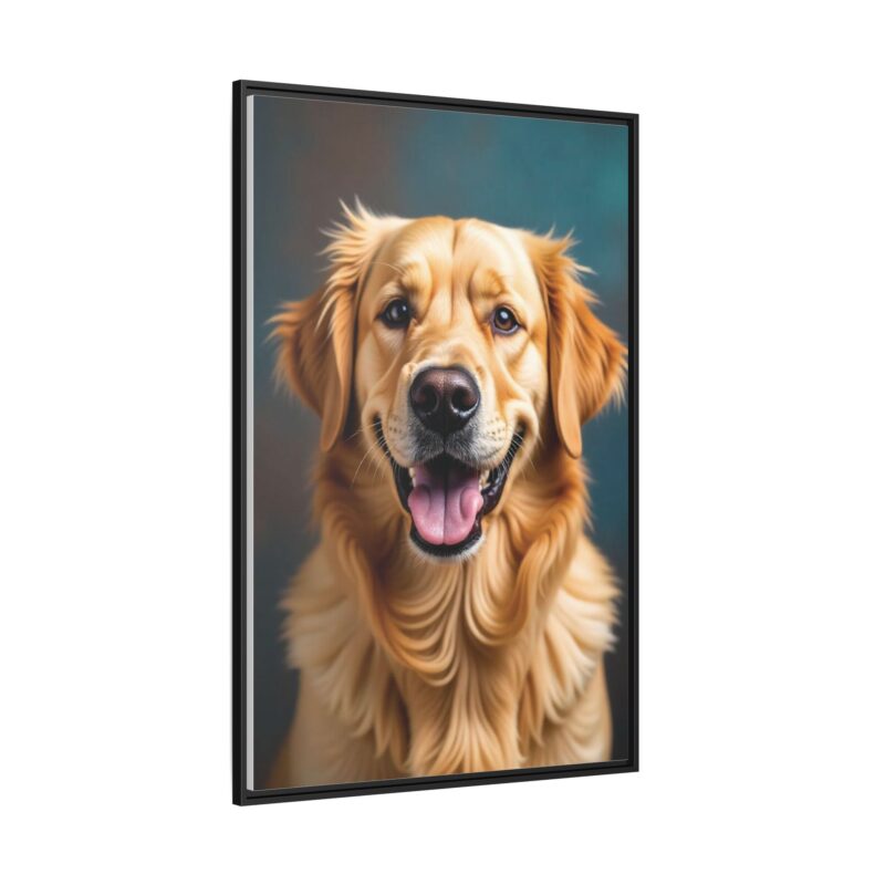 Wall Art - Golden Retriever Smile Matte Canvas - Image 3