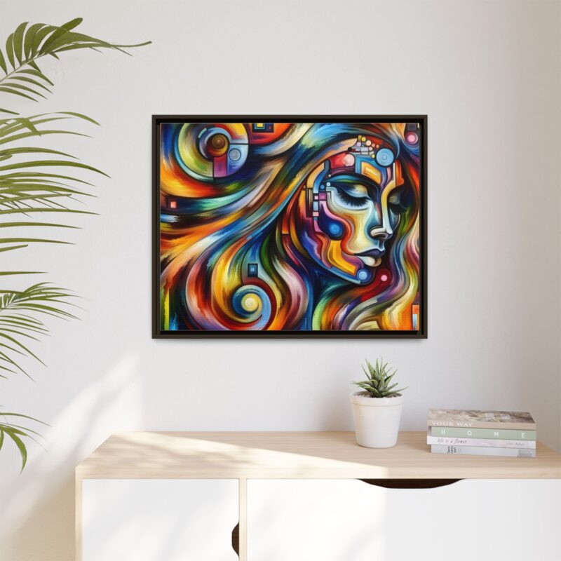 Abstract Woman Canvas Art - Elegant and Contemporary Wall Decor - Image 128