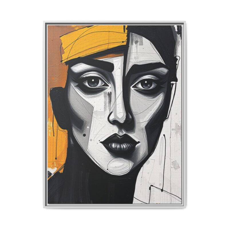 Canvas Print - Abstract Cubist Woman Portrait - Image 82