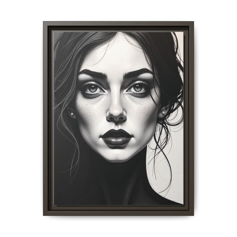 Canvas Wall Art - Abstract Woman's Face Portrait - Image 45