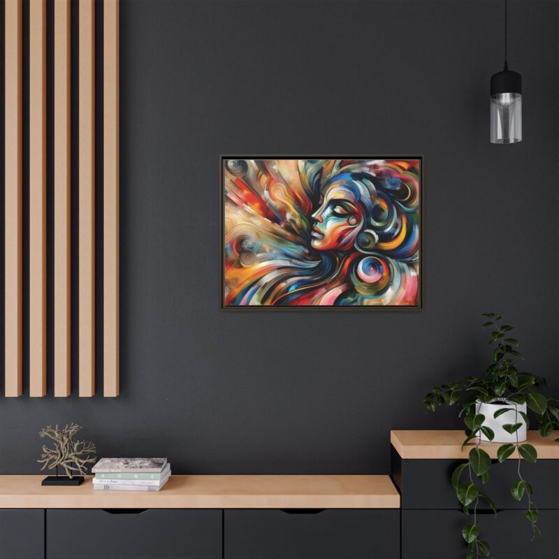Canvas Abstract Art of a Woman - Modern & Minimalist Wall Decor - Image 89