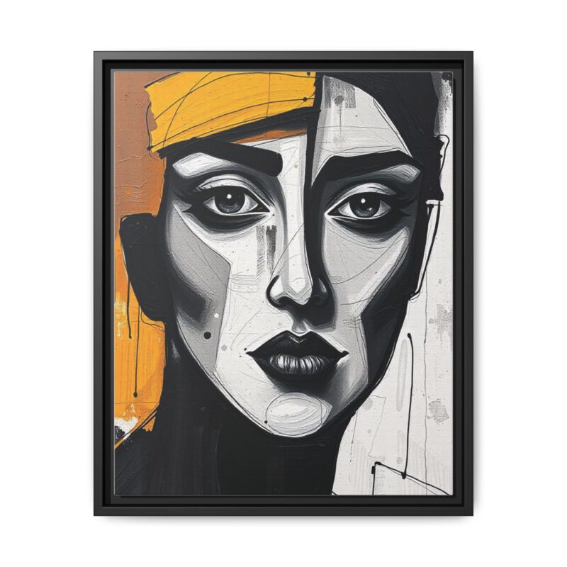 Canvas Print - Abstract Cubist Woman Portrait - Image 18