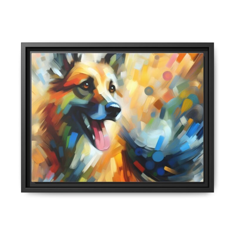 Abstract Dog Portrait Art - Unique Canvas for Pet Lovers - Image 14