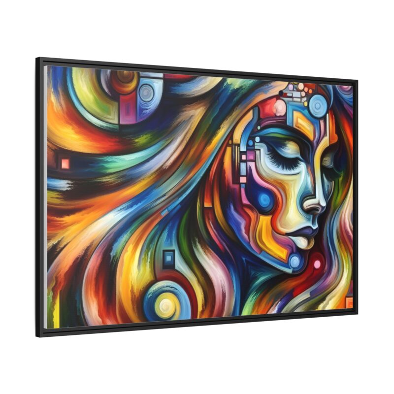 Abstract Woman Canvas Art - Elegant and Contemporary Wall Decor - Image 3