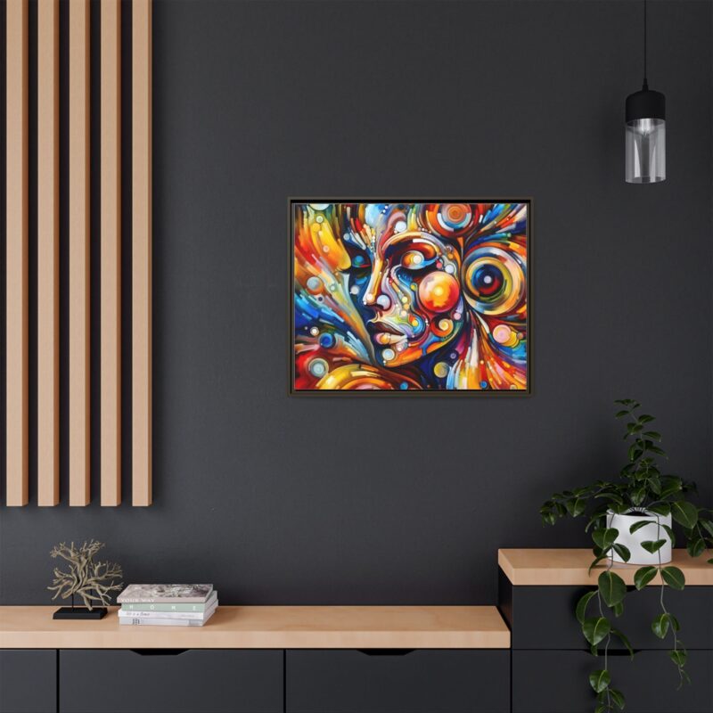 Abstract Woman Portrait on Canvas - Artistic and Stylish Wall Art - Image 125
