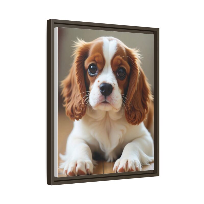 A beautifully detailed canvas print of a Cavalier King Charles Spaniel" - Image 67