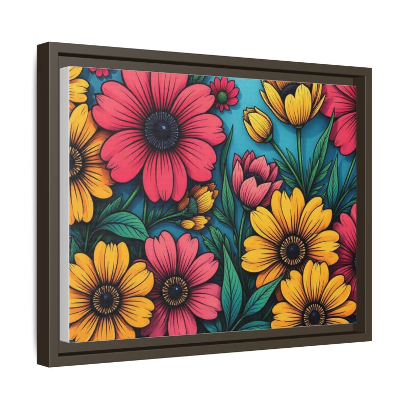 Matte Canvas, Framed Pop Garden - Image 59