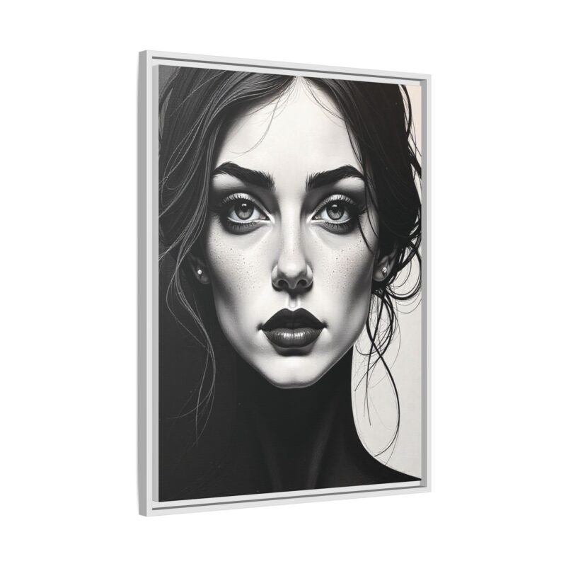 Canvas Wall Art - Abstract Woman's Face Portrait - Image 74