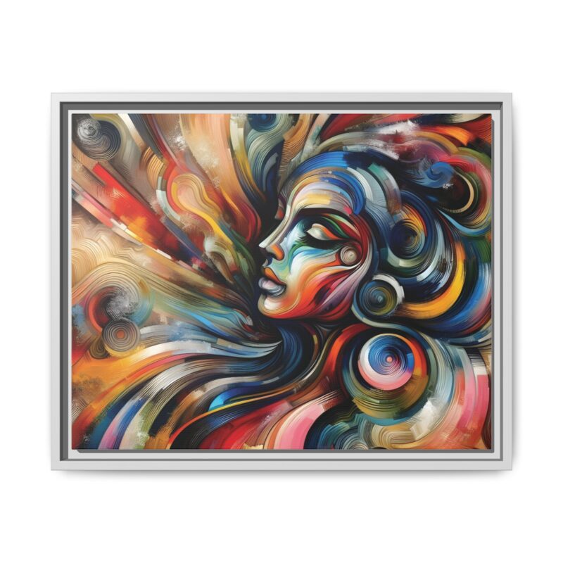 Canvas Abstract Art of a Woman - Modern & Minimalist Wall Decor - Image 70