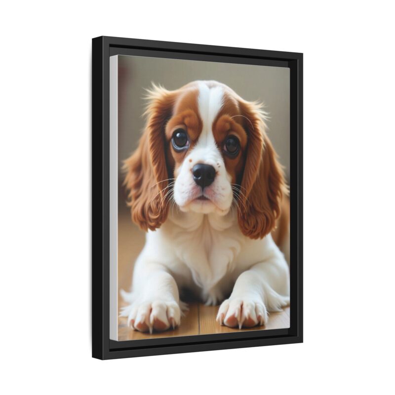 A beautifully detailed canvas print of a Cavalier King Charles Spaniel" - Image 15