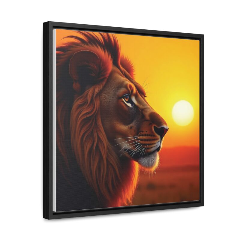 Canvas Wraps - Majestic Lion in Golden Sunset - Image 18