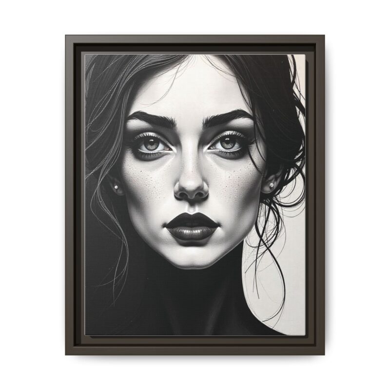 Canvas Wall Art - Abstract Woman's Face Portrait - Image 37