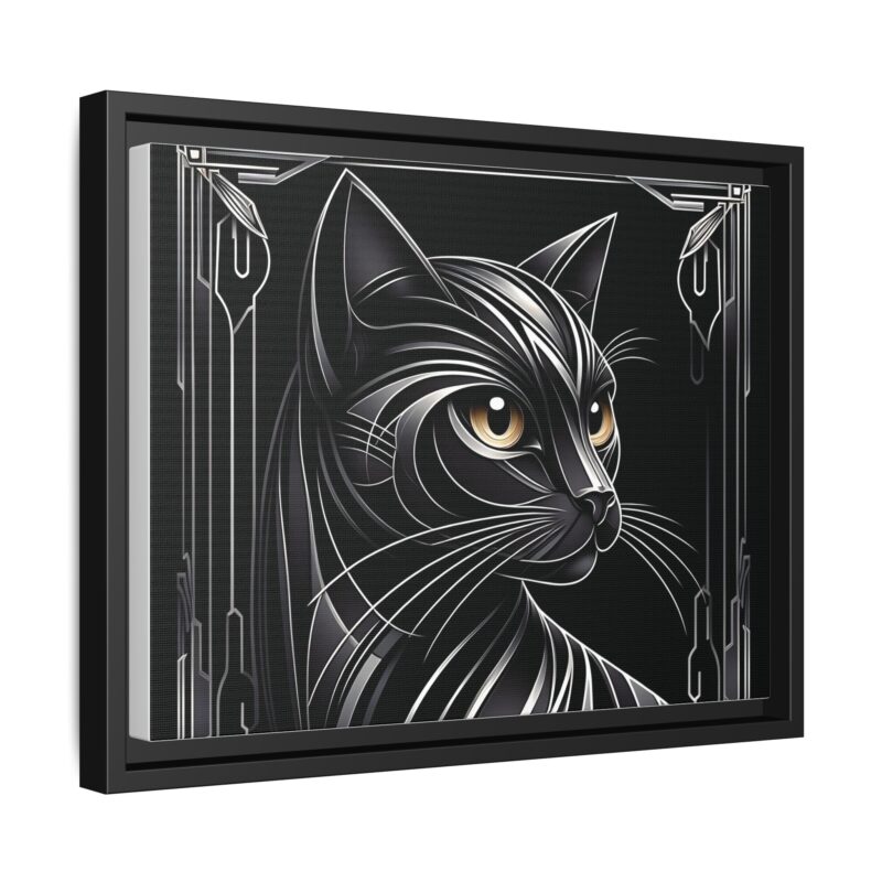 Glamorous Black Cat Art Deco Prints - Stylish and Dark Home Decor - Image 15