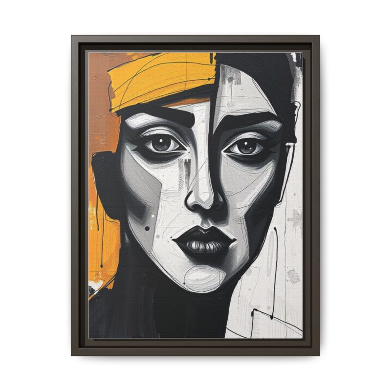 Canvas Print - Abstract Cubist Woman Portrait - Image 46