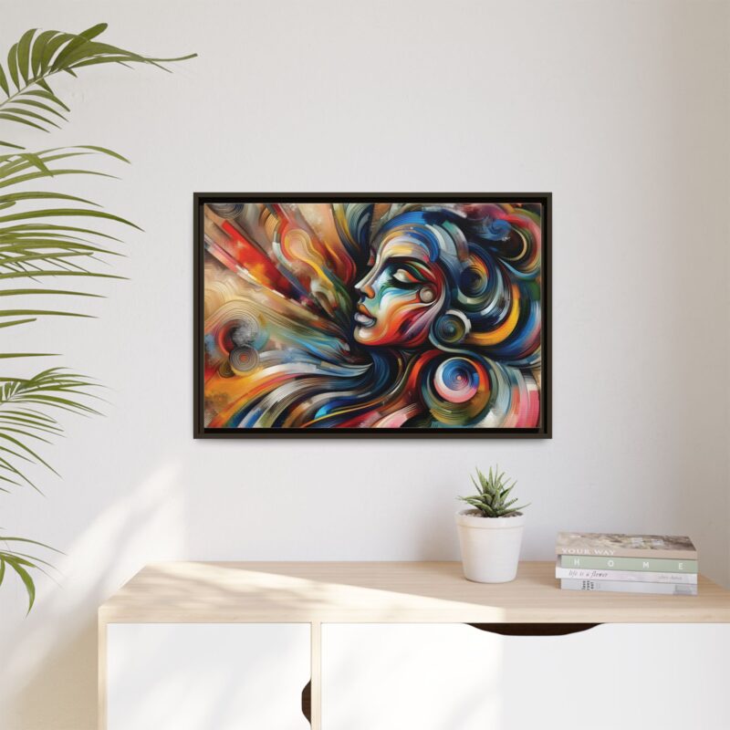 Canvas Abstract Art of a Woman - Modern & Minimalist Wall Decor - Image 84