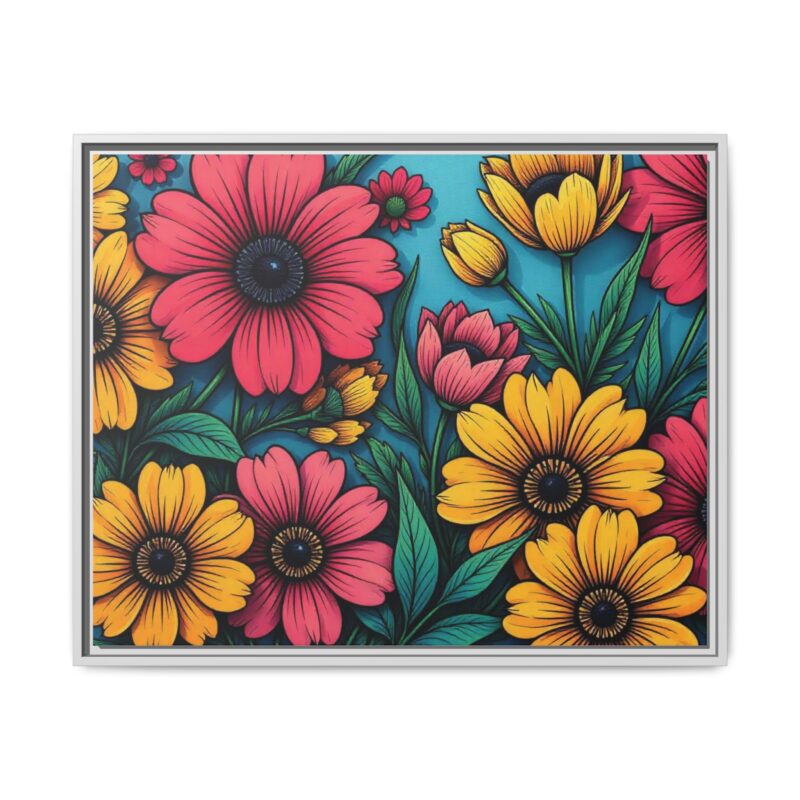 Matte Canvas, Framed Pop Garden - Image 130