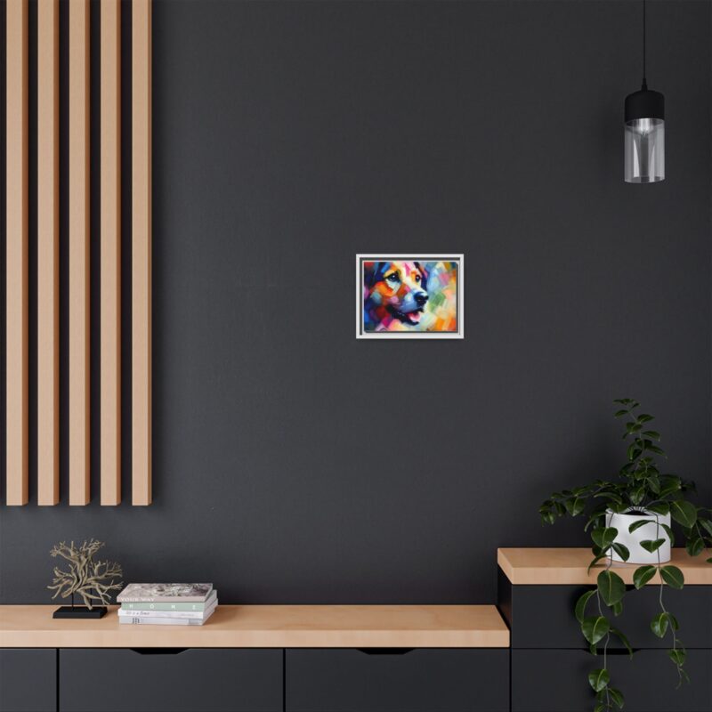 Contemporary Abstract Dog Painting - Vibrant Wall Art Deco - Image 9
