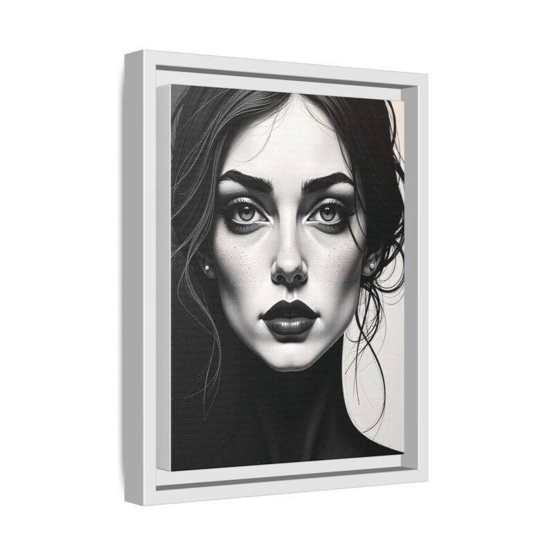 Canvas Wall Art - Abstract Woman's Face Portrait - Image 34