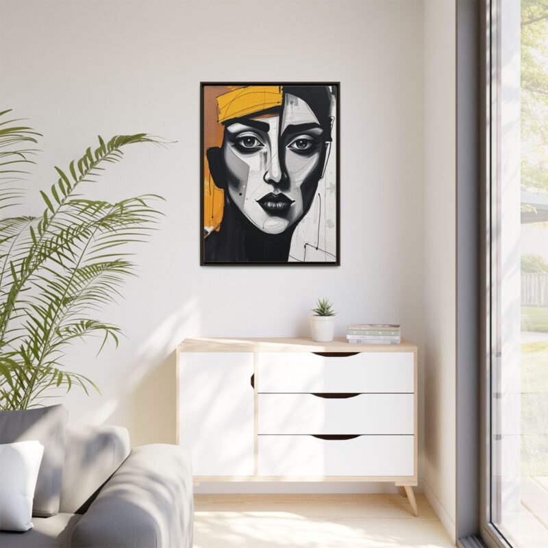 Canvas Print - Abstract Cubist Woman Portrait - Image 80
