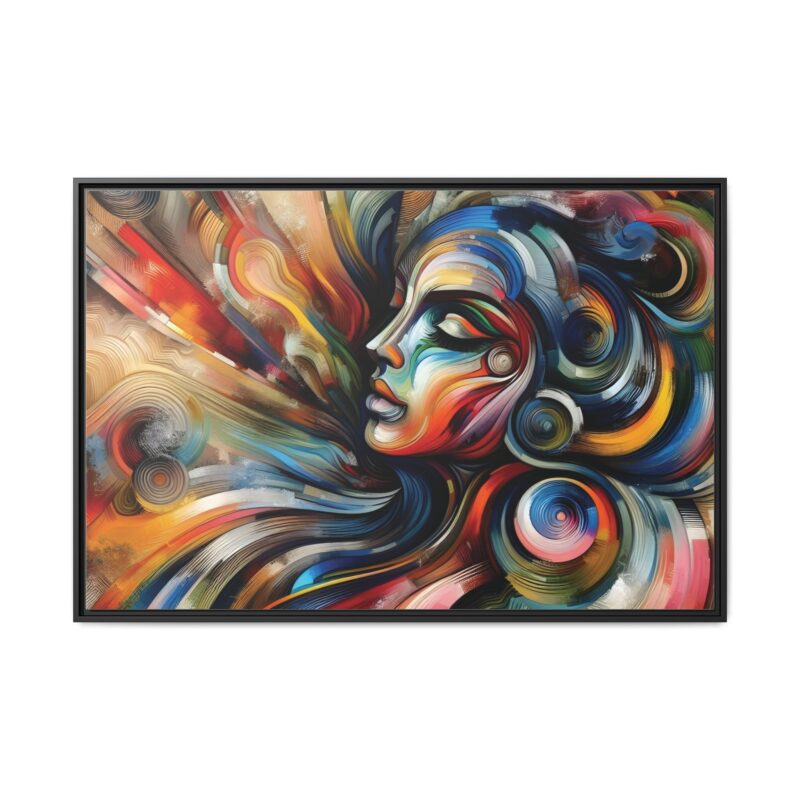 Canvas Abstract Art of a Woman - Modern & Minimalist Wall Decor - Image 2