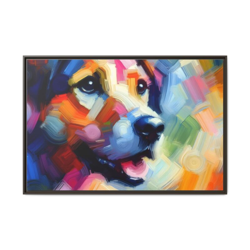 Contemporary Abstract Dog Painting - Vibrant Wall Art Deco - Image 46