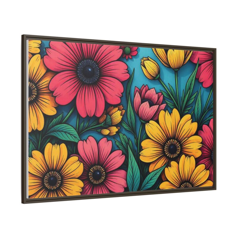 Matte Canvas, Framed Pop Garden - Image 115