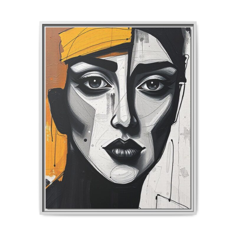 Canvas Print - Abstract Cubist Woman Portrait - Image 94