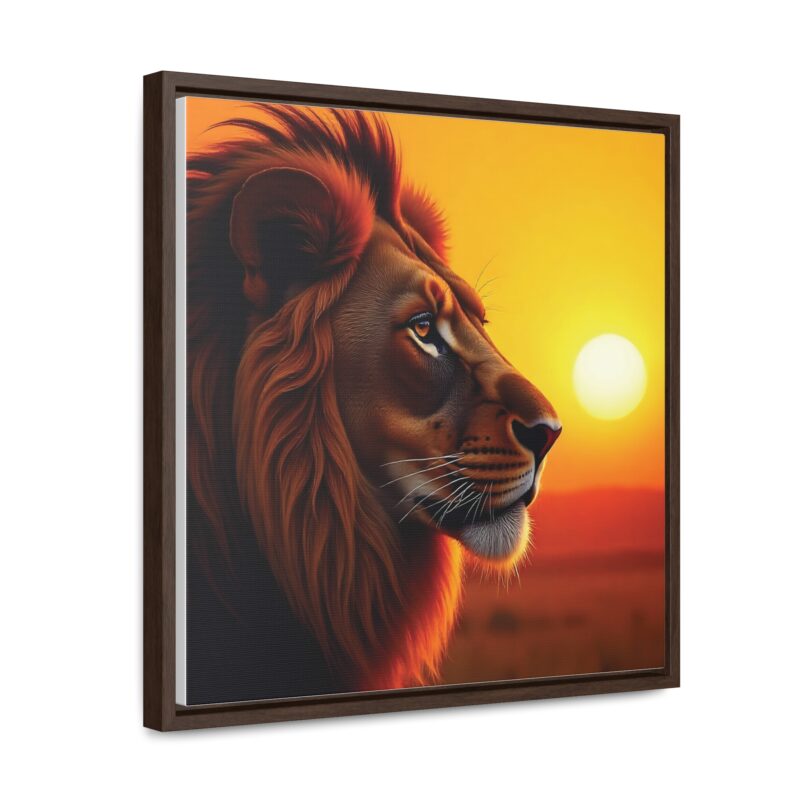 Canvas Wraps - Majestic Lion in Golden Sunset - Image 22
