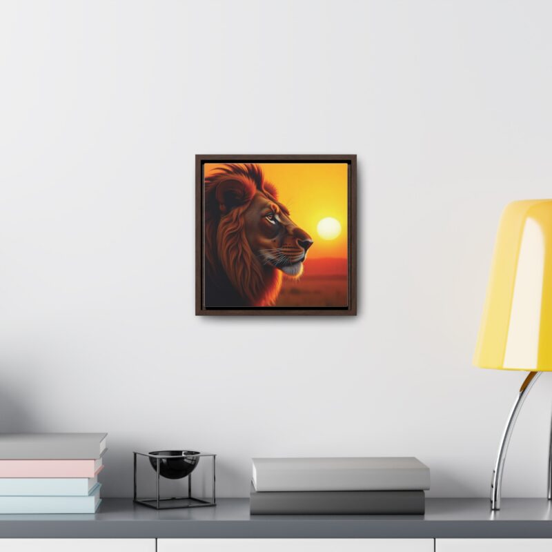 Canvas Wraps - Majestic Lion in Golden Sunset - Image 8