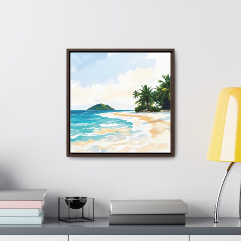 Canvas Wraps, Tropical Beach with Turquoise Waters - Image 24