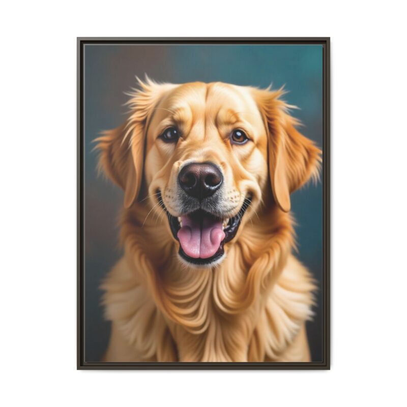 Wall Art - Golden Retriever Smile Matte Canvas - Image 106