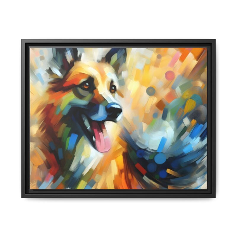 Abstract Dog Portrait Art - Unique Canvas for Pet Lovers - Image 18