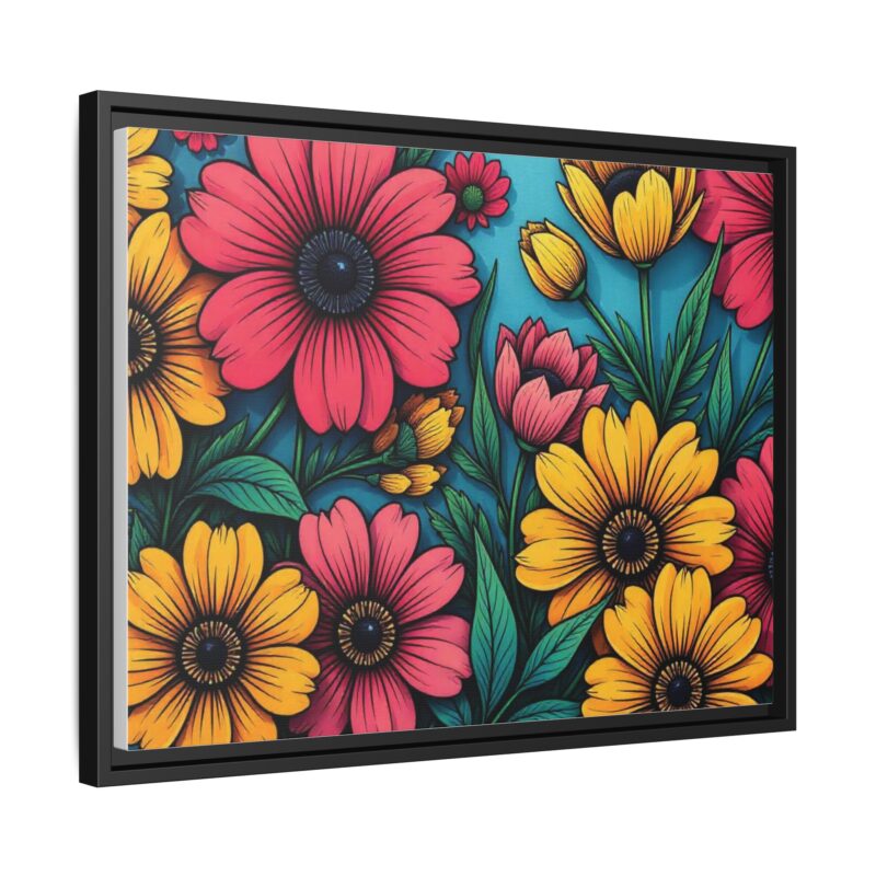 Matte Canvas, Framed Pop Garden - Image 23