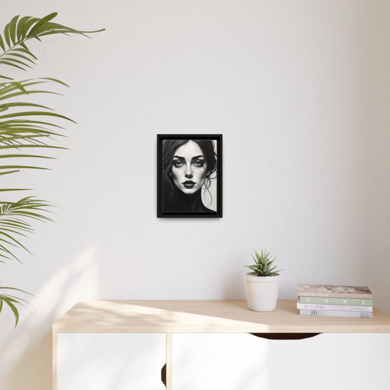 Canvas Wall Art - Abstract Woman's Face Portrait - Image 7