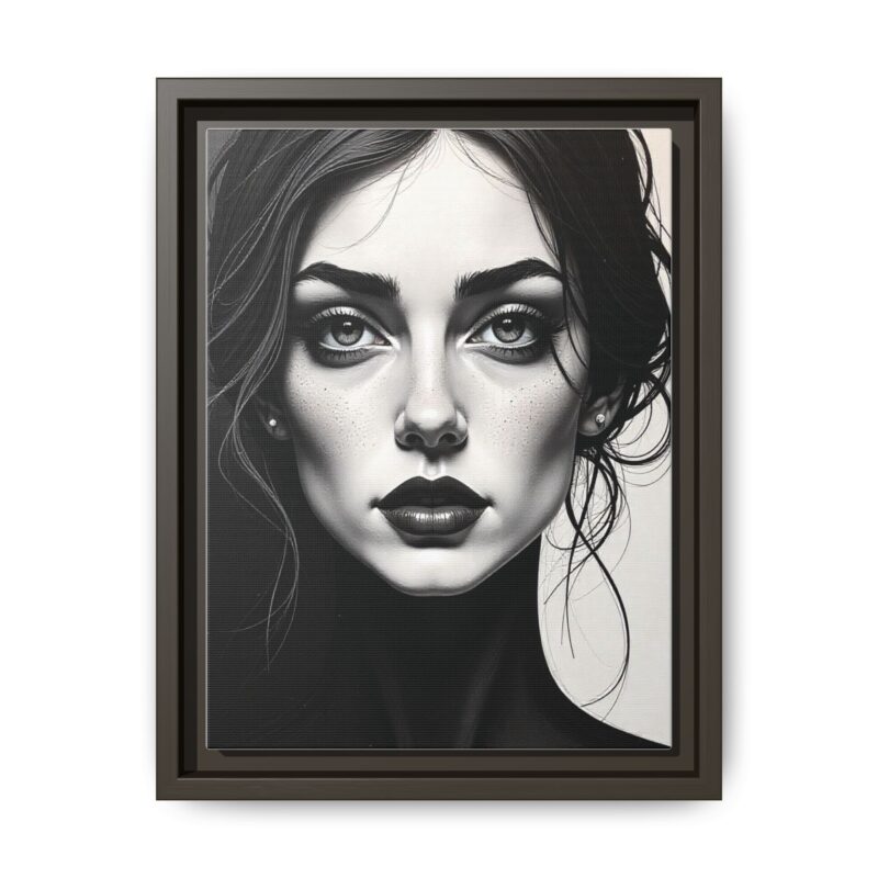 Canvas Wall Art - Abstract Woman's Face Portrait - Image 29