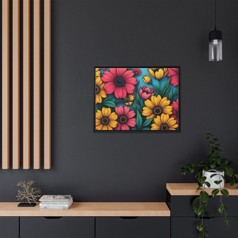 Matte Canvas, Framed Pop Garden - Image 29