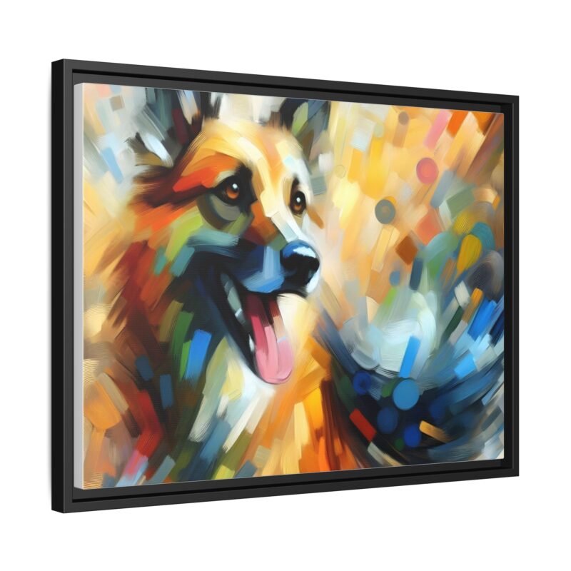 Abstract Dog Portrait Art - Unique Canvas for Pet Lovers - Image 23
