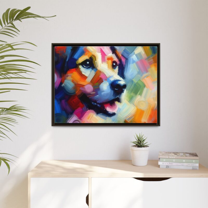 Contemporary Abstract Dog Painting - Vibrant Wall Art Deco - Image 35