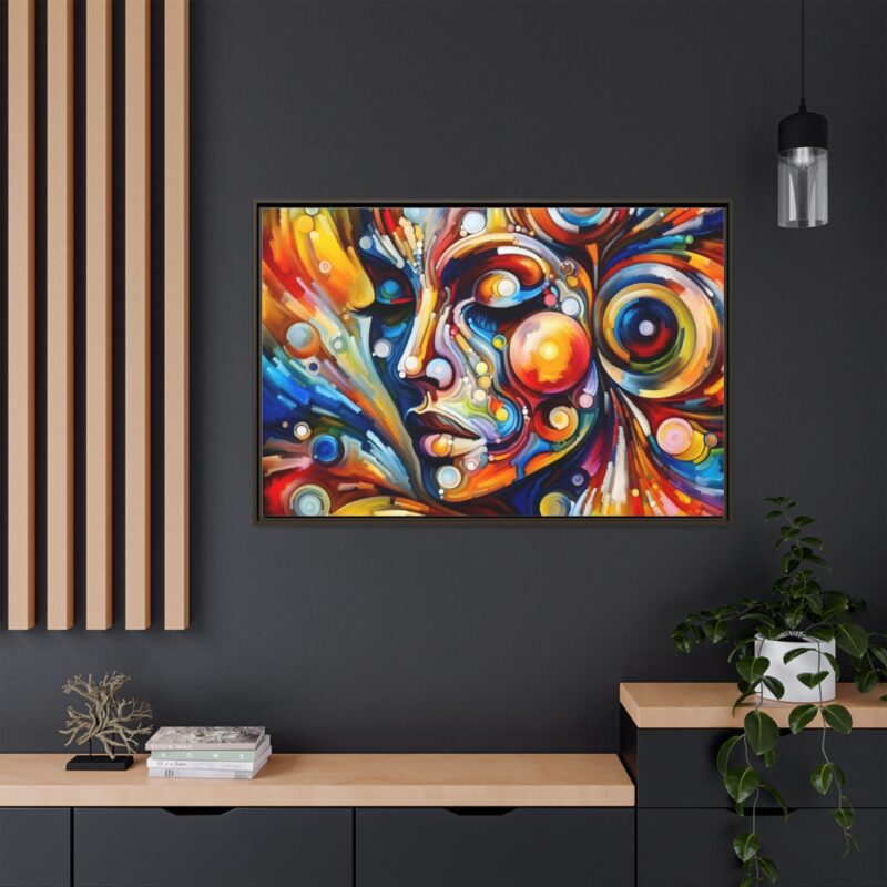 Abstract Woman Portrait on Canvas - Artistic and Stylish Wall Art - Image 113