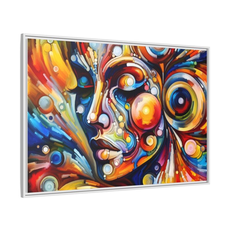 Abstract Woman Portrait on Canvas - Artistic and Stylish Wall Art - Image 119