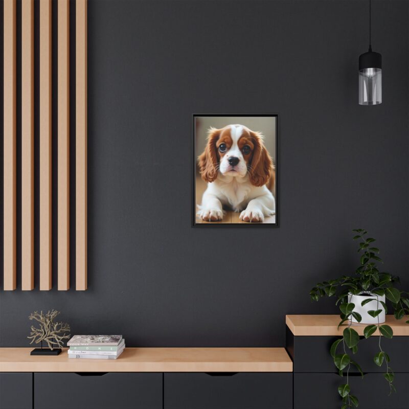 A beautifully detailed canvas print of a Cavalier King Charles Spaniel" - Image 21