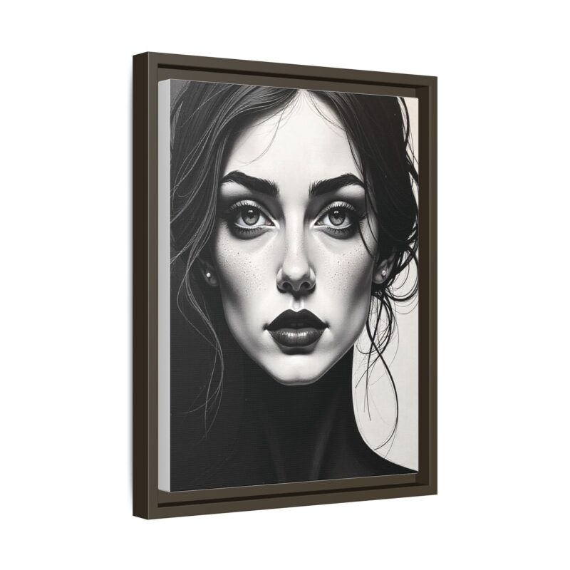 Canvas Wall Art - Abstract Woman's Face Portrait - Image 46
