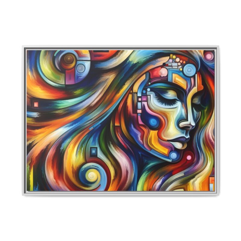 Abstract Woman Canvas Art - Elegant and Contemporary Wall Decor - Image 110