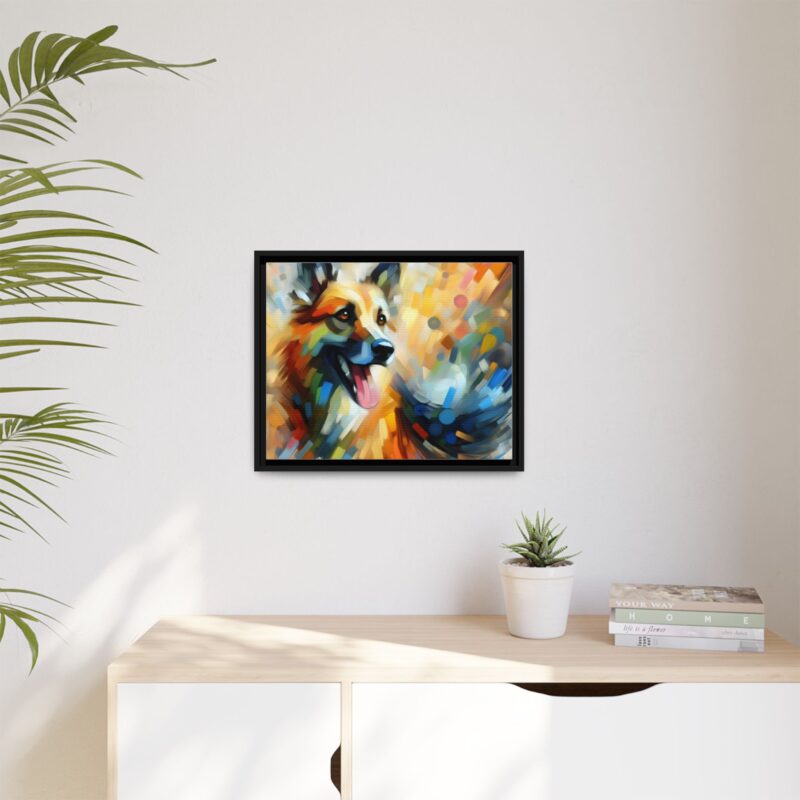 Abstract Dog Portrait Art - Unique Canvas for Pet Lovers - Image 20