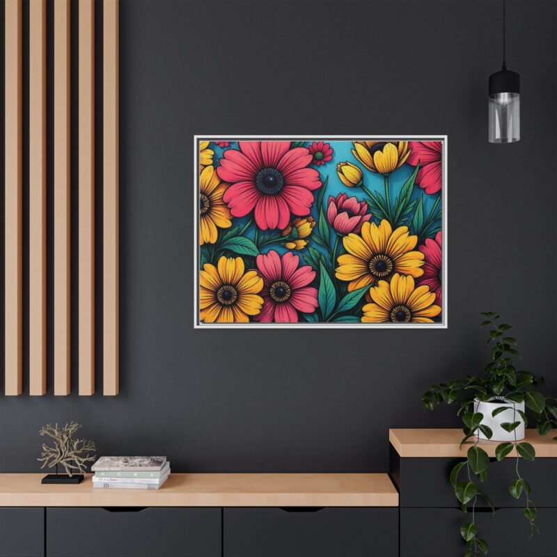 Matte Canvas, Framed Pop Garden - Image 109
