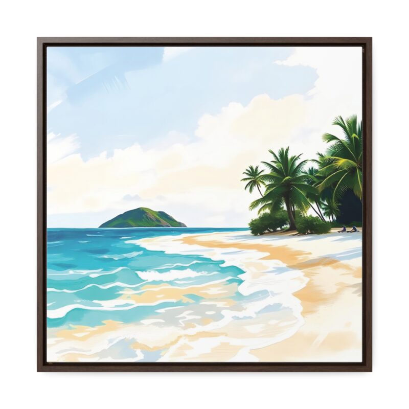 Canvas Wraps, Tropical Beach with Turquoise Waters - Image 29