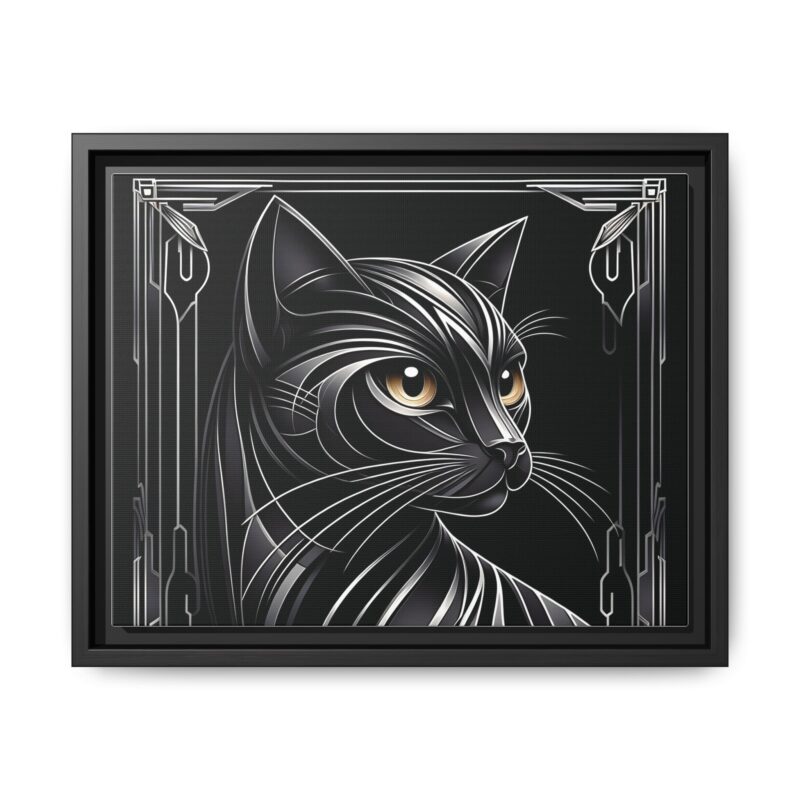 Glamorous Black Cat Art Deco Prints - Stylish and Dark Home Decor - Image 10