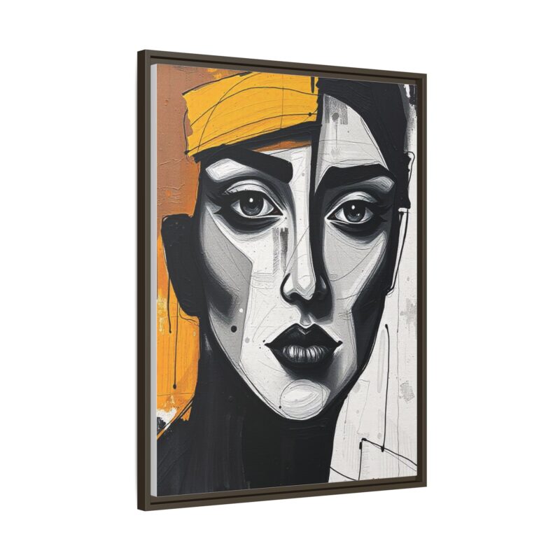 Canvas Print - Abstract Cubist Woman Portrait - Image 71